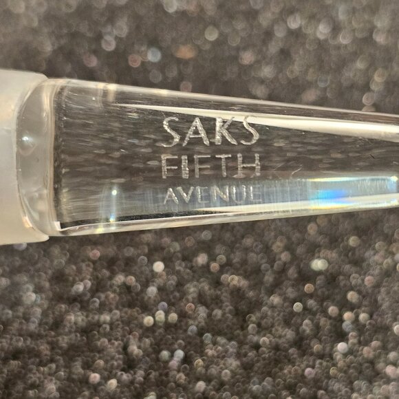 Saks Fifth Avenue Crystal Bottle Stoppers w Original Box - Picture 5 of 13